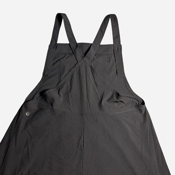 Halara Black Flowy Overall Maxi Dress (Size L) - Picture 4 of 8